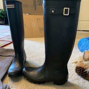 Tall Slate Gray Women”s Tall Rain Boots